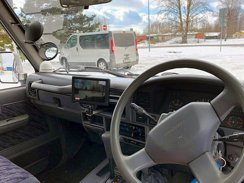 RHD Video komplekts Toyota Land Cruiser automašīnā
