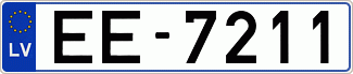 Auto numura zīme EE7211