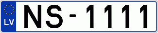 Auto numura zīme NS1111