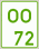 Auto numura zīme OO72
