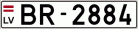 Auto numura zīme BR2884