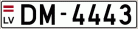 Auto numura zīme DM4443