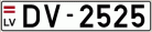 Auto numura zīme DV2525