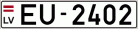 Auto numura zīme EU2402