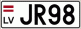 Auto numura zīme JR98
