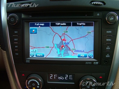 Latvijas GPS kartes Cadillac automobīļiem