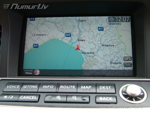 Latvijas GPS kartes Nissan automobīļiem