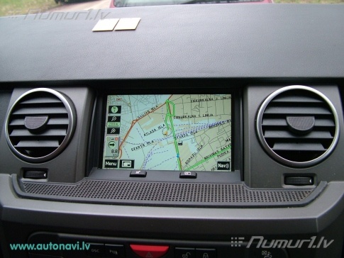 Latvijas GPS kartes Land/Range Rover  automobīļiem