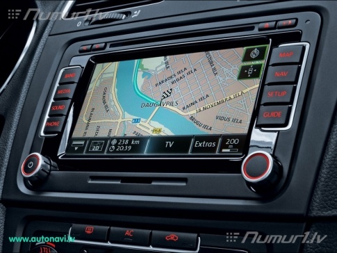 Latvijas GPS kartes Volkwagen RNS 510 sistēmam