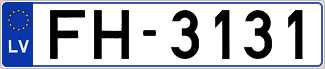 Auto numura zīme FH3131