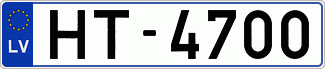 Auto numura zīme HT4700