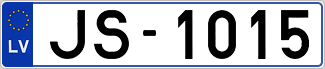 Auto numura zīme JS1015