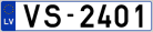 Auto numura zīme VS2401