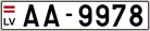 Auto numura zīme AA9978 Auto numura zīme AA9978