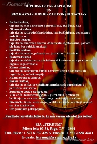 Juridiskie pakalpojumi