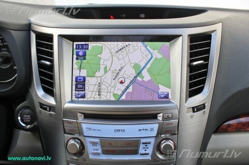 Latvijas GPS kartes Subaru automobiliem