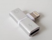IPhone adapteris Lightining uzlādēšana un austiņas