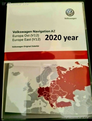 VW RNS 315 Navigation "V12" AZ Europa Ost SD-Karte