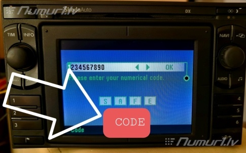 Atblokejiet automasinas radio